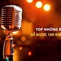 Top Những Bài Hát Karaoke Hay Nhất